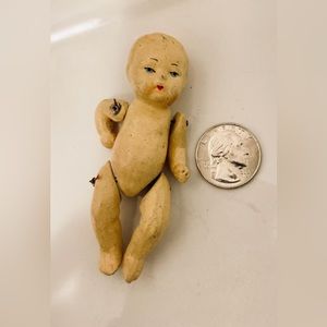 Vintage 1930-1940 Infant Child Bisque Walker Doll